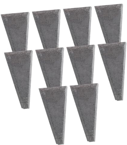 BESTonZON 10stücke Axtkeil Aus Kohlenstoffstahl Langlebiger Metallkeil Für Axtreparaturwerkzeug Praktischer Ersatz-hammerkeil Kompakt Und Zuverlässig