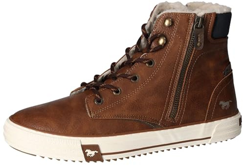 MUSTANG Men's 4172604/3 Sneaker, Brown, 9.5 UK