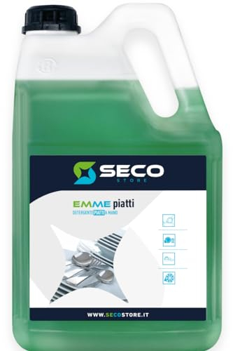 SECOSTORE - EMME PIATTI - detergente piatti a mano - 4 taniche da 5 litri.