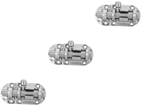 OSALADI 3pezzi Serratura Scorrevole Inossidabile Chiusura Sicura Per Porte e Finestre Installazione Facile e Duratura Resistente Alle Intemperie e Corrosione
