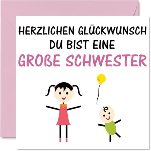 Stuff4 Karte zur Geburt Junge Mädchen