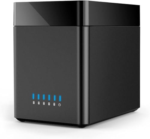 Disco Rigido Esterno, Docking Station per Disco Rigido, 2/5 alloggiamenti, USB3.0 Tipo C, alloggiamento per HDD da 3,5 Pollici con Adattatore di Alimentazione da 12 V, Tecnologia m