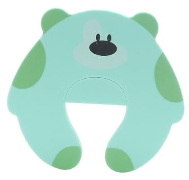 HAPINARY 3 Stück Cartoon Türstopper Für Niedlicher Fingerklemmschutz Grün Blau Und Rosa Sicherer Türstopper Für Zuhause Und Büro Ideal Für Babyzimmer Und Kinderspielzimmer
