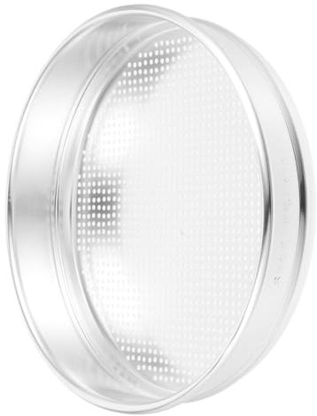YARNOW Stainless Steel Round Lab Test Sieve Aperture for Particle Analysis Garden Soil Sifting Tool