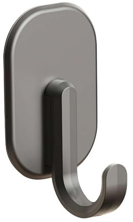 Crochets magnétiques, crochets utilitaires magnétiques, crochets magnétiques pour suspension, cintre magnétique pour camping, cuisine, salle de classe (noir gris, 1/3/5 pièces)