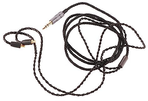 Keenso 18 Cavo per Cuffie per Filo in Rame Core, qualità del Suono Migliorata, Semplice Spina e Funzione di Riproduzione per Telefoni Cellulari e Dispositivi MP3