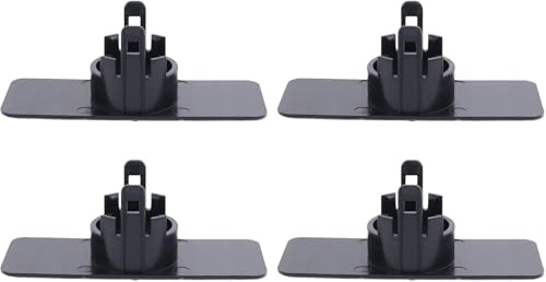 Flydida 4 X 22mm Sensor Parksensor Halter (schwarz) für viele Fahrzeuge, allgemein selbstklebend Einparkhilfe Halterung Stütze kompatibel mit C-itr0ën C-hry-sler Land R0ver usw.