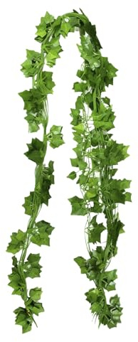Szfanyangxuan Lifelike Artificial Ivy Garland for Wall Decor, Wedding Party Backdrops, and Home Garden Greenery - 24 Pack of Fake Vines with Realistic Green Leaves