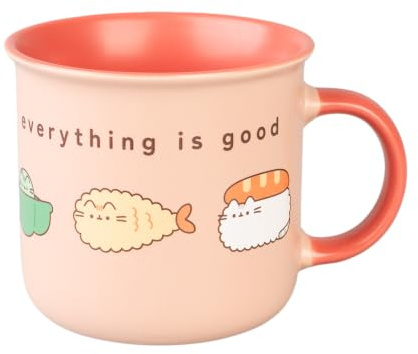 Grupo Erik Pusheen Tazza 444 ml | Tazza Colazione Ceramica | Colori Vivaci, Stampa di Alta Qualità, Tazza Grande, Tazzine Caffe Particolari, Gatto Gadget Kawaii