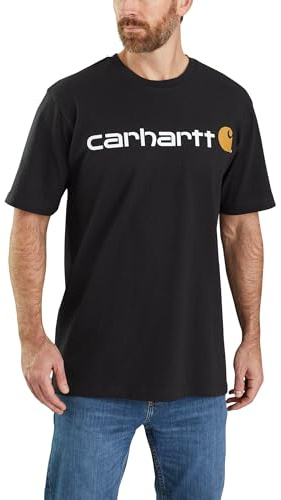 Carhartt Men's Dearborn Loose Logo T-Shirt, Black, XX-Large