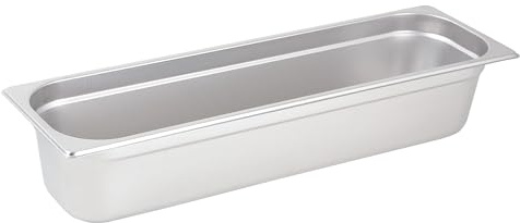Winco 4 Half Size (Long) Stainless Steel Steam Pan