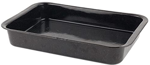 Russell Hobbs CW12611 Fuente Para Horno Antiadherente De 38 cm, Fabricado De Acero Duradero, Apta Para Lavavajillas Y Hornos De Hasta 230°, Limpia Con Facilidad, Con Revestimiento De Esmalte Vítreo