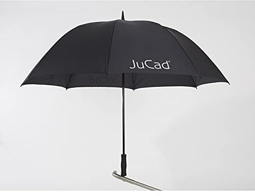 JuCad Golf Teleskopschirm mit Stift schwarz