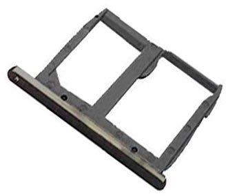 Pour LG G6 H870 H871 H872 H870 LS993 VS998 G600S H870K Tiroir pour carte micro SD + Nano SIM Tray Support adaptateur (Noir)