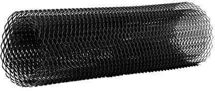 Griglia Rete Alluminio Auto, 6 x 12 mm Rete Protezione Radiatore Nero Griglia Nido D'Ape Universale Foglio di Rete per Griglia Rombica per Paraurti, Kit Carrozzeria, Parafango, Sper Fiato Cofano