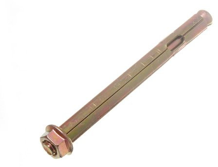 Lot de 100 chevilles d'ancrage de type Raw M6 x M8 x 85 mm