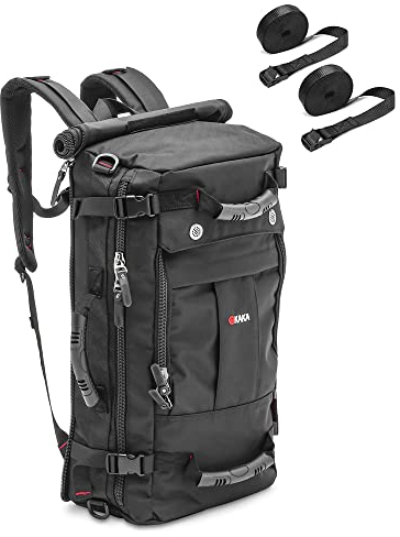 Motorrad Rucksack/Hecktasche inkl. Spanngurte RG5 35 Liter sw