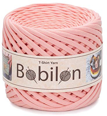 T-Shirt-Garn Fettuccini Zpagetti Style - T-Shirtgarn zum Häkeln - Bändchengarn Baumwolle - Strickgarn Knäuel - Umweltfreundliches Makramee T-Garn - Stoffgarn - Jerseygarn - 5-7mm Marshmallow | Feines Bändchengarn für präzise Makramee- & Häkelarbeiten – Marshmallow, ideal für filigrane Projekte