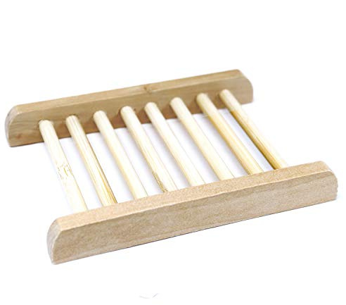 HoitoDeals Ladder Wooden Soap Dish Rack For Home, Bathroom Item (1Pcs)