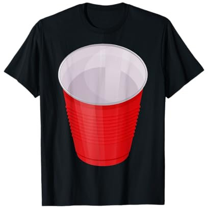 Gobelet rouge pour déguisement de bière pong à bière T-Shirt