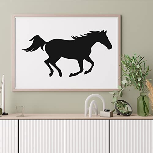 Schablone im Pferd Tier Größe: 21 x 29 cm v2 Design