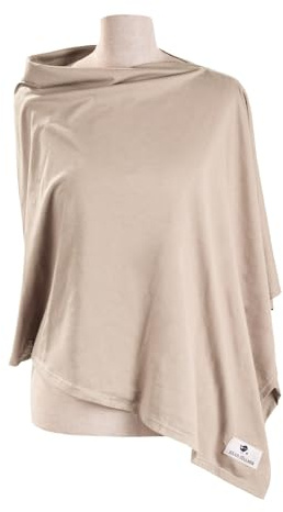 Julius Zöllner Stilltuch aus 100 Prozent Jersey-Baumwolle, 40/17 cm, OEKO-TEX STANDARD 100, Made in Germany, uni sand