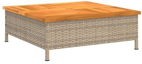 vidaXL Verkleidung für Sonnenschirmständer Beige 70x70x25 cm Akazie