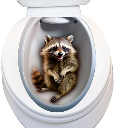Wilde Tiere Toilettensitz Aufkleber - WC Deckel Klo Aufkleber Sticker, Wilde Tiere Toilettensitz Aufkleber, Wilde Tiere Toilettendeckel Aufkleber, Lustig Toilettendeckel Aufkleber