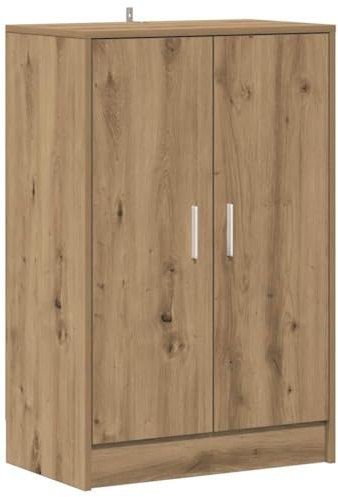 vidaXL Schuhschrank Artisan-Eiche 60x35x92 cm Holzwerkstoff