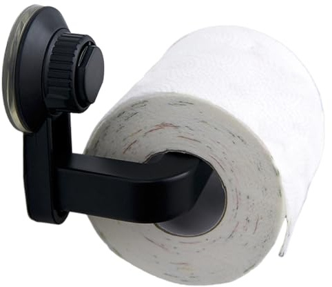Porta carta igienica a ventosa, 15,2 x 7,6 x 10,2 cm, supporto per carta igienica da parete, antiruggine e multifunzionale, per cucina, bagno, sala artigianale