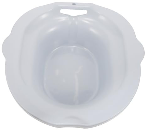 Gadpiparty Sitzbadewanne für Frauen Sitzbad Sitzbad zur Wochenbettpflege Anatomisch Geformt Bpa Frei für Standardtoiletten Dammpflege und Blasenbeschwerden