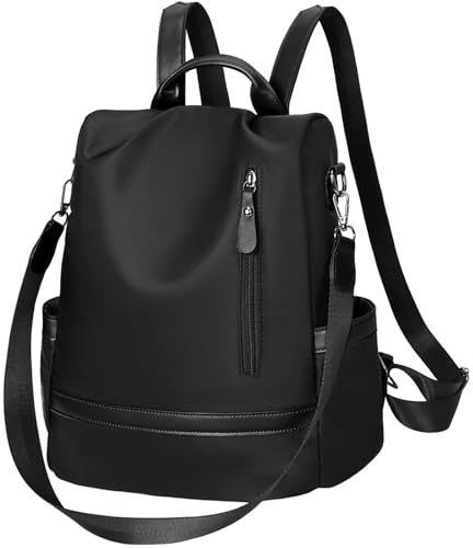 Eshow Zaino Donna Antifurto, Zainetto Casual 3 in 1, Borsa Zaini per Viaggio Scuola Lavoro Shopping e Università