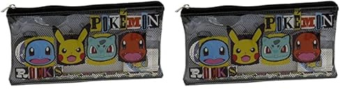 Pokémon Federmäppchen mit Schulmaterial, Bleistift, Lineal, Radiergummi, Mehrfarbig, offizielles Produkt (CyP Brands)