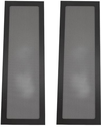 2 Pack PC Case Dust Mesh Filter, PC Fan Filter Grills Dust Mesh PC Cooler Filter Magnet Frame Fine Mesh PVC Computer Fan Cover Grills For Computer Cooler Fan PSU (4.72x14.17in)