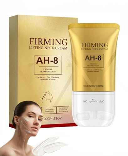 AH-8 Firming Neck Cream, Tighten And Lift Cream, for Crepey Skin Body Care Comfort, Tighten and Lift Cream with Double Roller Massage(1PCS)
