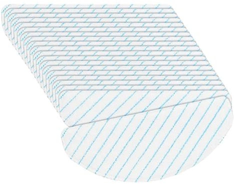 ZVVOEDMR 50 Stück Einweg-Mopp-Pads Aus Robustem Lappen, Kompatibel Mit Deebot, Kompatibel Mit OZMO, T8 AIVI, T8 Max, T9 AIVI, AIVI, Reinigungstuch for Staubsaugerteile