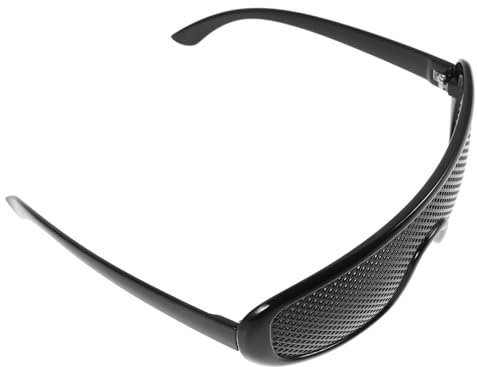 Holibanna Lochbrille Aus Kunststoff Mit Dekorativen Öffnungen Leichte Pinhole Brille Für Damen Und Herren Tragbar Für Alltag Und Lesen