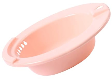PACKOVE Sitzbadewanne Für Schwangere Mittel Größe Aus Kunststoff Mit Überlaufschutz Toilettenbecken Für Wochenbett Prostatapflege Pflegende Sitzbäder Zu Hause Und Reise