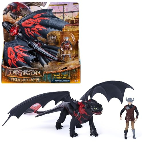 Dreamworks Dragons Figure DrgnVkngToothlessHiccup S2V2