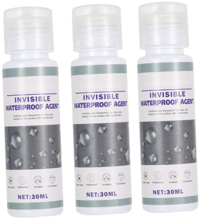 jojofuny Invisible Waterproof Agent Wall Repair Spray Waterproof No Sagging High Temperature Resistance Building Materials and Gaps Suitable for Winter and Summer 3Pcs 30Ml