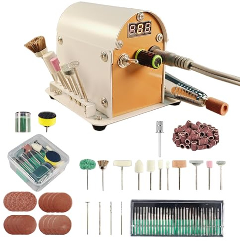 100w Rotary Tool Kit,Rotary Multi Tool Kit with 115 Accessories for Craft Projects and DIY,Carving, Drilling, Sanding, Polishing, Jewelry Making (115Pcs Power Rotary Tool Kit)