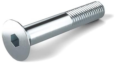 ISO 10642 Senkschrauben mit Innensechskant M8 x 40-20 Stück, verzinkt 8.8 | ähnlich DIN 7991, metrisches Gewinde, Senkkopfschraube, M4 - M16