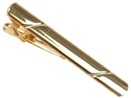 Slipsnål slipsklämma för män, bröllop, brosch koppar och metall, slipstång för herrar, stift för herrtillbehör, One Size, Agarträ, Ingen ädelsten