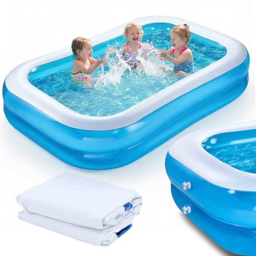 Torlaist Indoor/Outdoor Inflatable Paddling Pool for Kids & Adults–Family-Friendly Durable PVC Pool with Leak-Proof Feature & Quick Drainage, Perfect for Gardens and Backyards