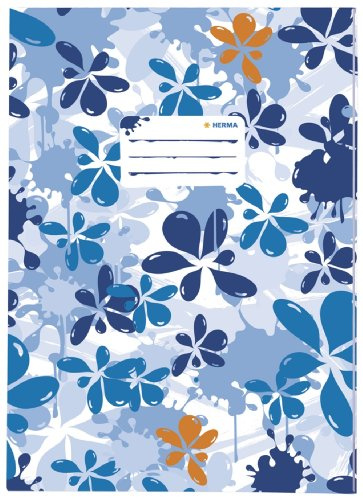 HEFTSCHONER A4 SPLASH BLAU