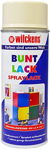 Wilckens Spraylack Buntlack Hochglanz, 400 ml, RAL 1015 Hellelfenbein