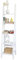 SoBuy Libreria a scala con 5 ripiani angolare Scaffale bagno bianco (FRG101-W)