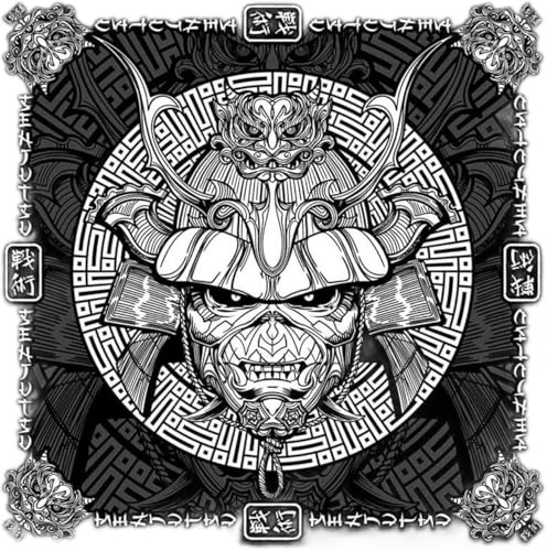 Iron Maiden Bandana Senjutsu Samurai Eddie Band Logo offiziell