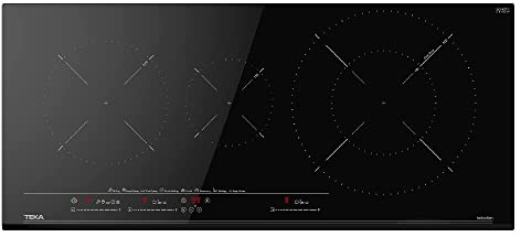 TEKA Placa de Inducción 90 cm, 3 Zonas, Control Táctil MultiSlider, Power Plus, Stop & Go, Zona Paellera XL, Modelo IZC 93320 MST