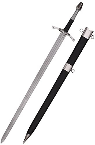 Battle-Merchant Langschwert mit Parierring, inklusive Scheide
